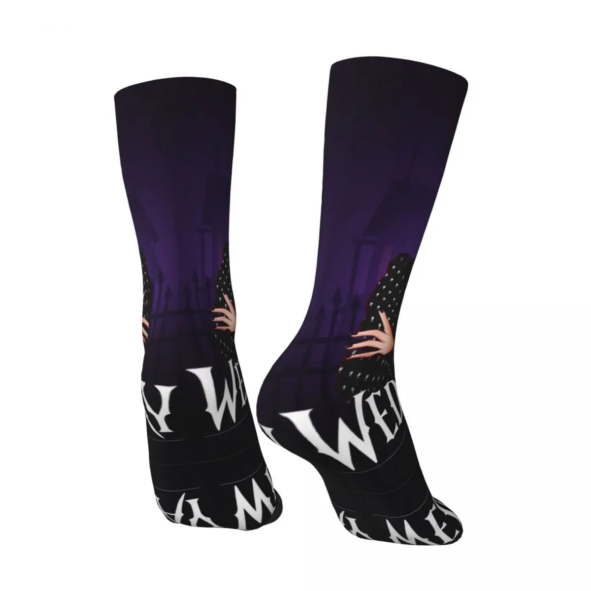 Wednesday Adams cosy Unisex Socks Windproof Happy Socks Street Style Crazy Sock