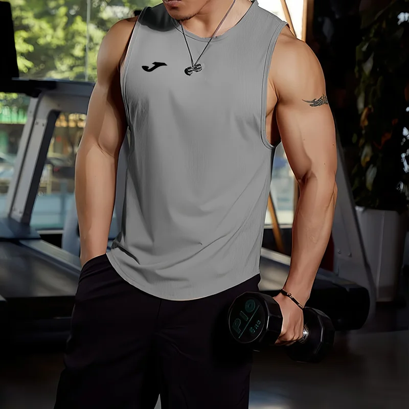 Camiseta sin mangas de secado rápido para gimnasio Joma para hombre, camiseta sin mangas transpirable, ropa deportiva ligera para entrenamiento y correr