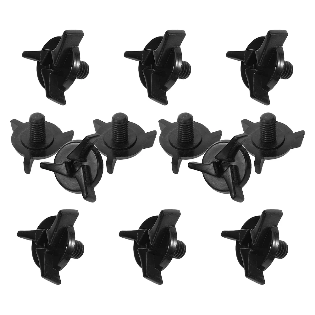 

12 Pcs Motorcycle Screws Plastic Fastener Durable Universal Fit Dirt Bike Accessories Visor Parts Replacement