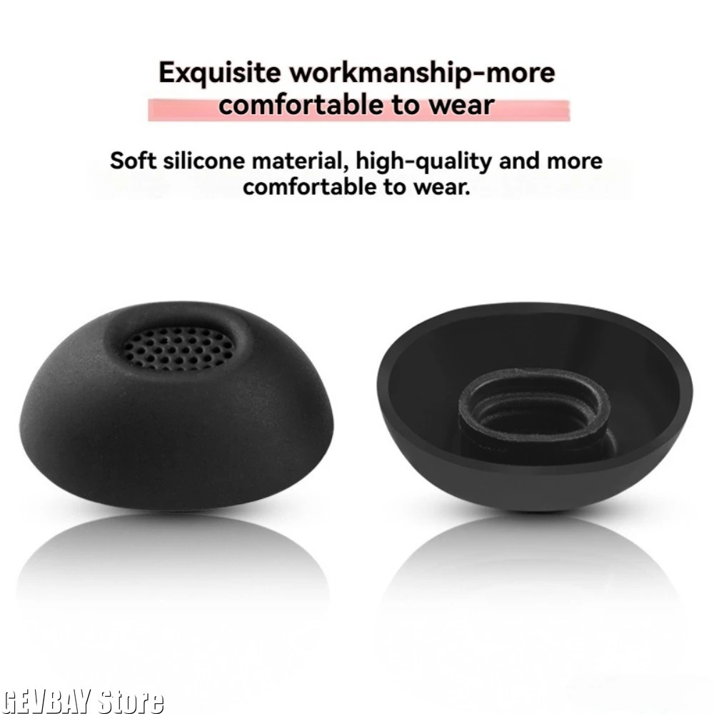 Silikon-Ohrstöpsel für Bose QuietComfort QC Ultra Ultra II Ohrhörer, Feste Ohrschlaufen für Skullcandy METHOD 360 ANC