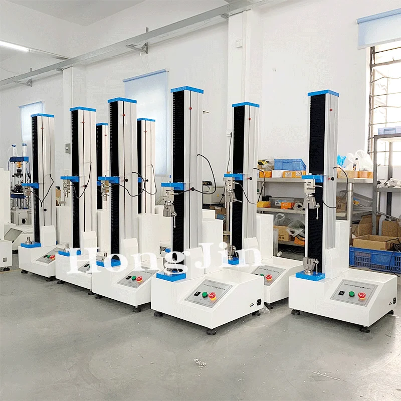 Hong Jin 5kn 10kn Single-Column Computerized Tensile Testing Machine Compression Peeling Shear Tensile Strength Tensile Tester