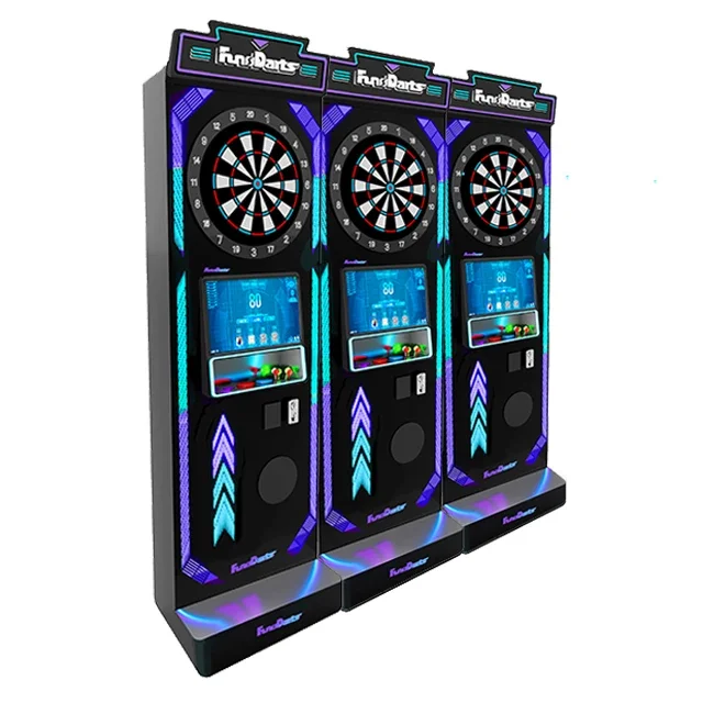 Neofuns Fun Dart Machine Factory Price Coin Operated Game Electronic Darts Machine Street Amusement