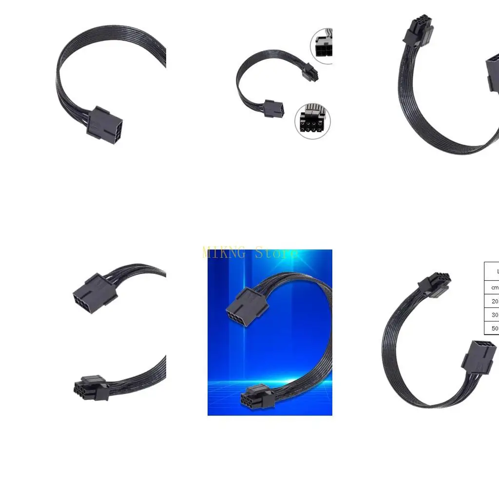 CPU Power Cable 8PIN to 8PIN (4+4) 18AWG for Networking Power Cable Cord 8PINS best sale