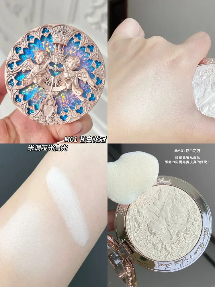 Flower sa Little Angel Highlighter Matte Pearlescent Face Contouring Natural Shine highlightening Body Shimmer Cosmetics