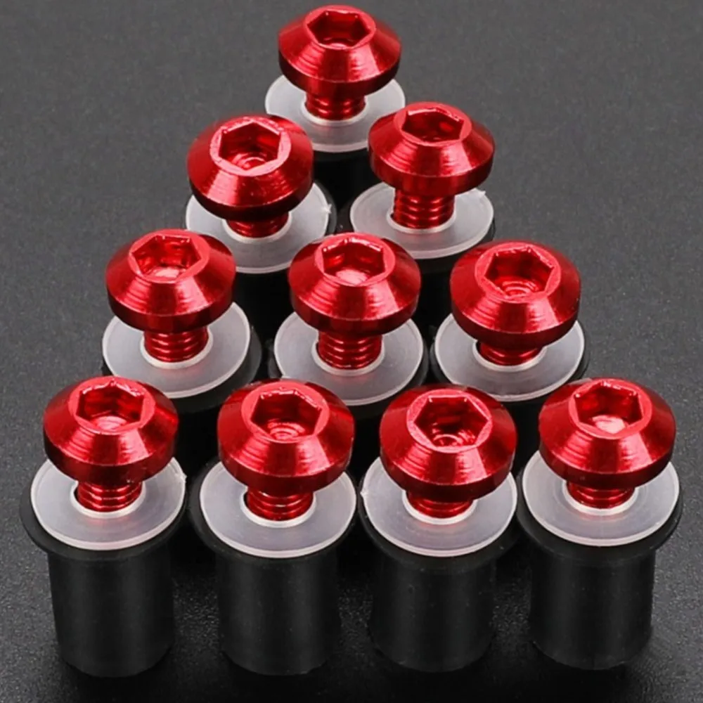 

10pcs 5mm Windscreen Fairing Windshield Bolt Screw Kit FOR DUCATI DesertX Rally Panigale V4 Scrambler 400 800 1100 ST4 S4R