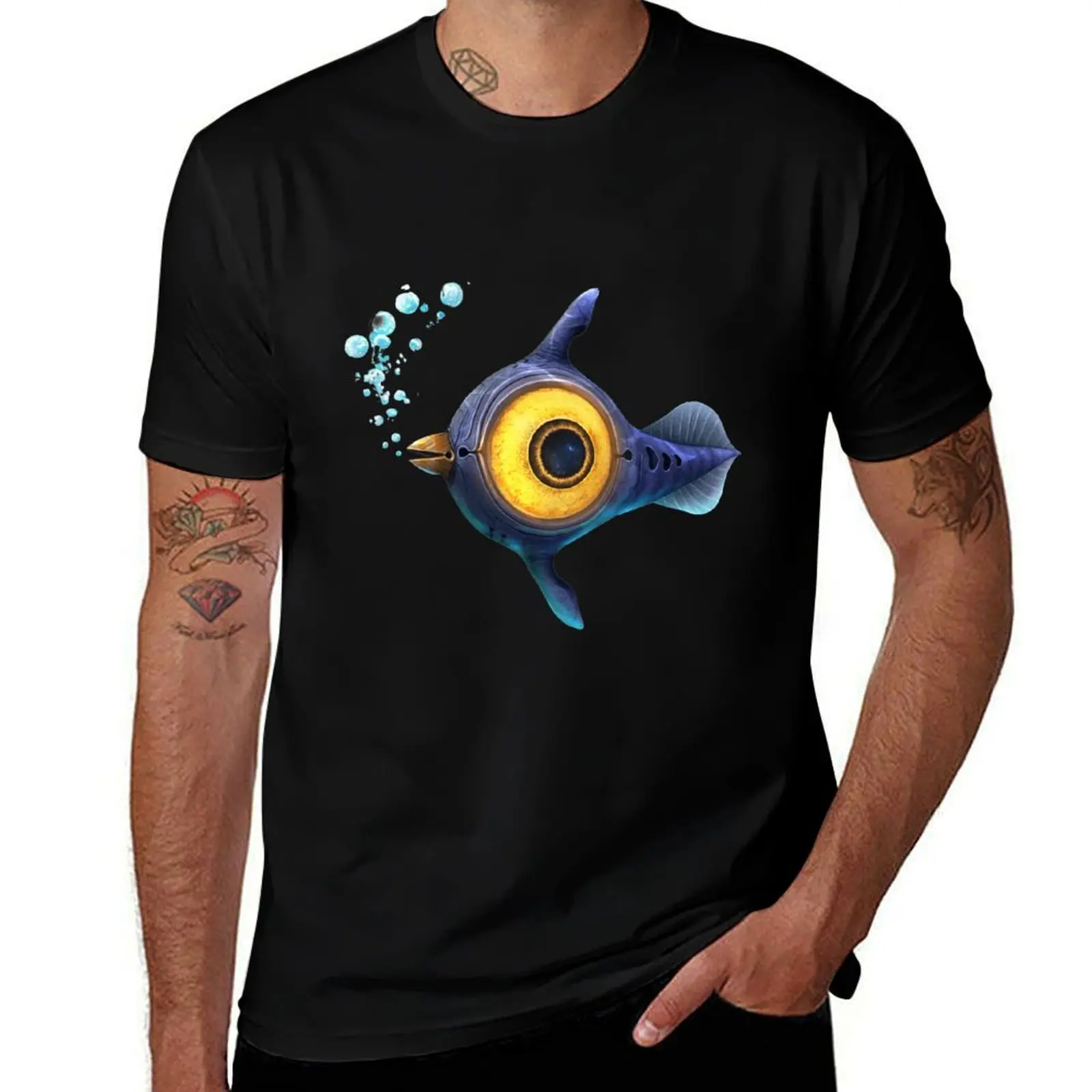 Peeper see fish T-Shirt Summer Fashion Casual Tee Shirt T-Shirt