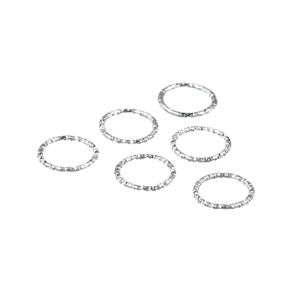 50PCS Hair Accessories Opening Hoop Circle Hair Rings Charm DIY Dreadlocks Beads Hairpin Jewelry Cuff Clip Hair Braids