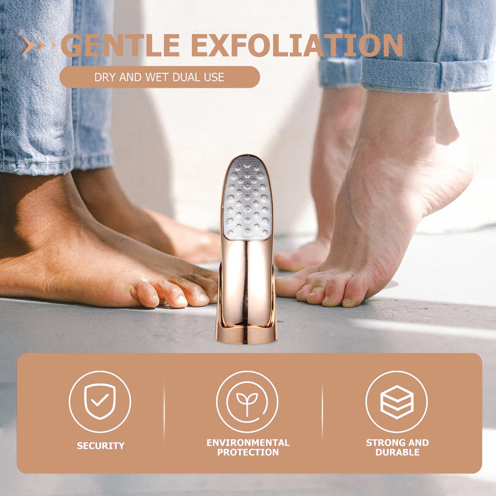 

Двусторонняя пилка для ног, отшелушивающее средство для мозолей, прочный инструмент для педикюра для омертвевшей кожи, рашпиль для ног, уход за ногтями, средство для удаления мозолей