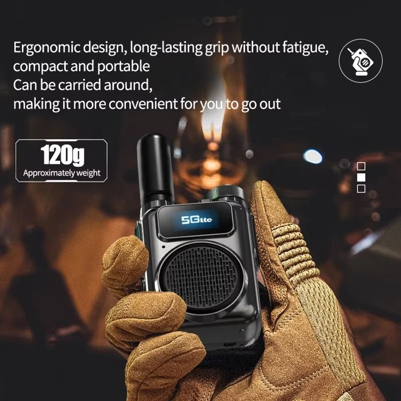 4G Lte الخلوية اسلكية تخاطب طويلة المدى الاتصالات راديو Poc المزدوج سيم فتحة للبطاقات الأقمار الصناعية اسلكية تخاطب 5000 كجم دعوة #5