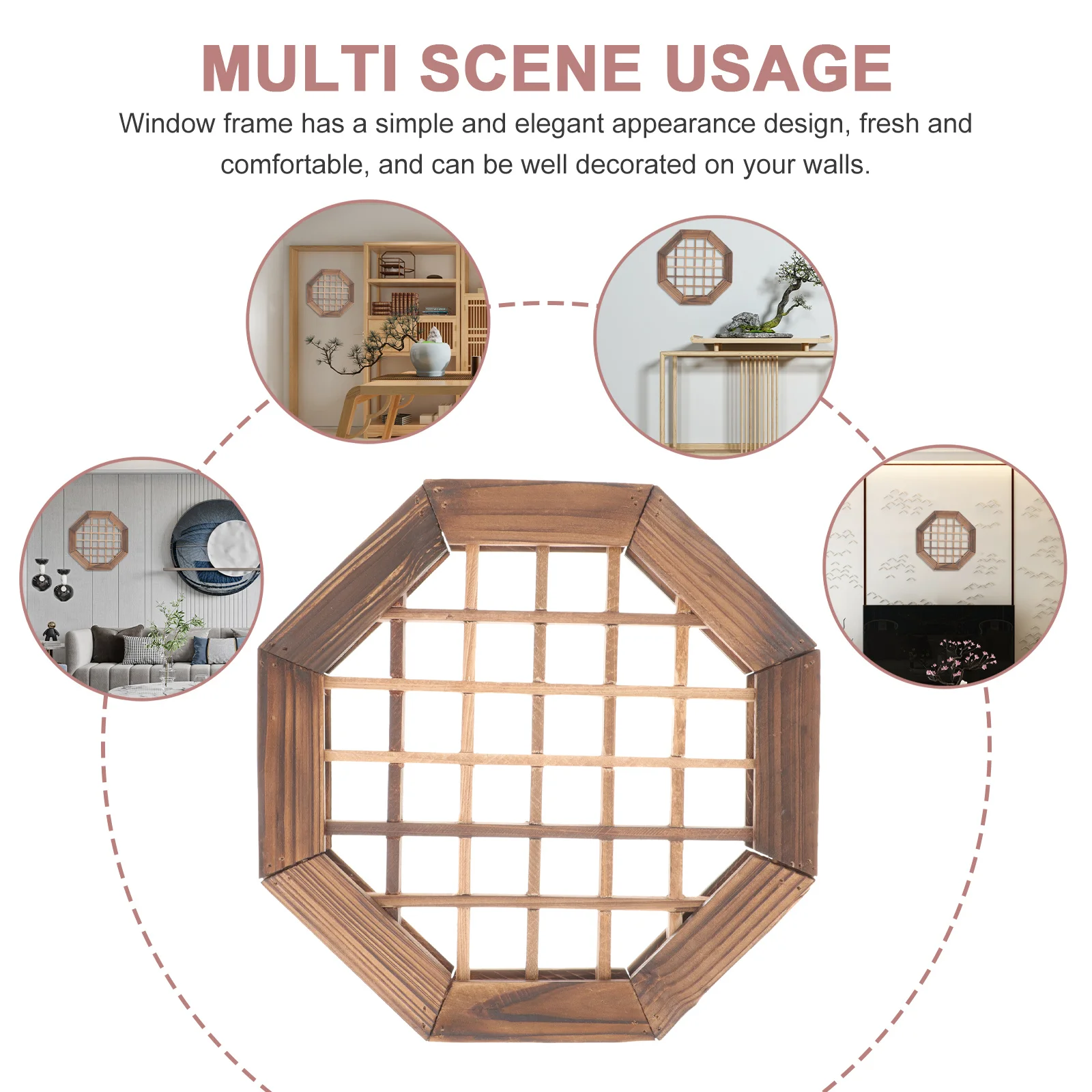 Window Frame Decor Frames Farmhouse Wall Decoration Western Home for Decorative