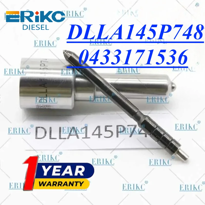 ERIKC Oil Spary Nozzle DLLA145P748 Common Rail Fuel Injection Nozzle 0433171536 DLLA 145P748 for Injector 095000-0400