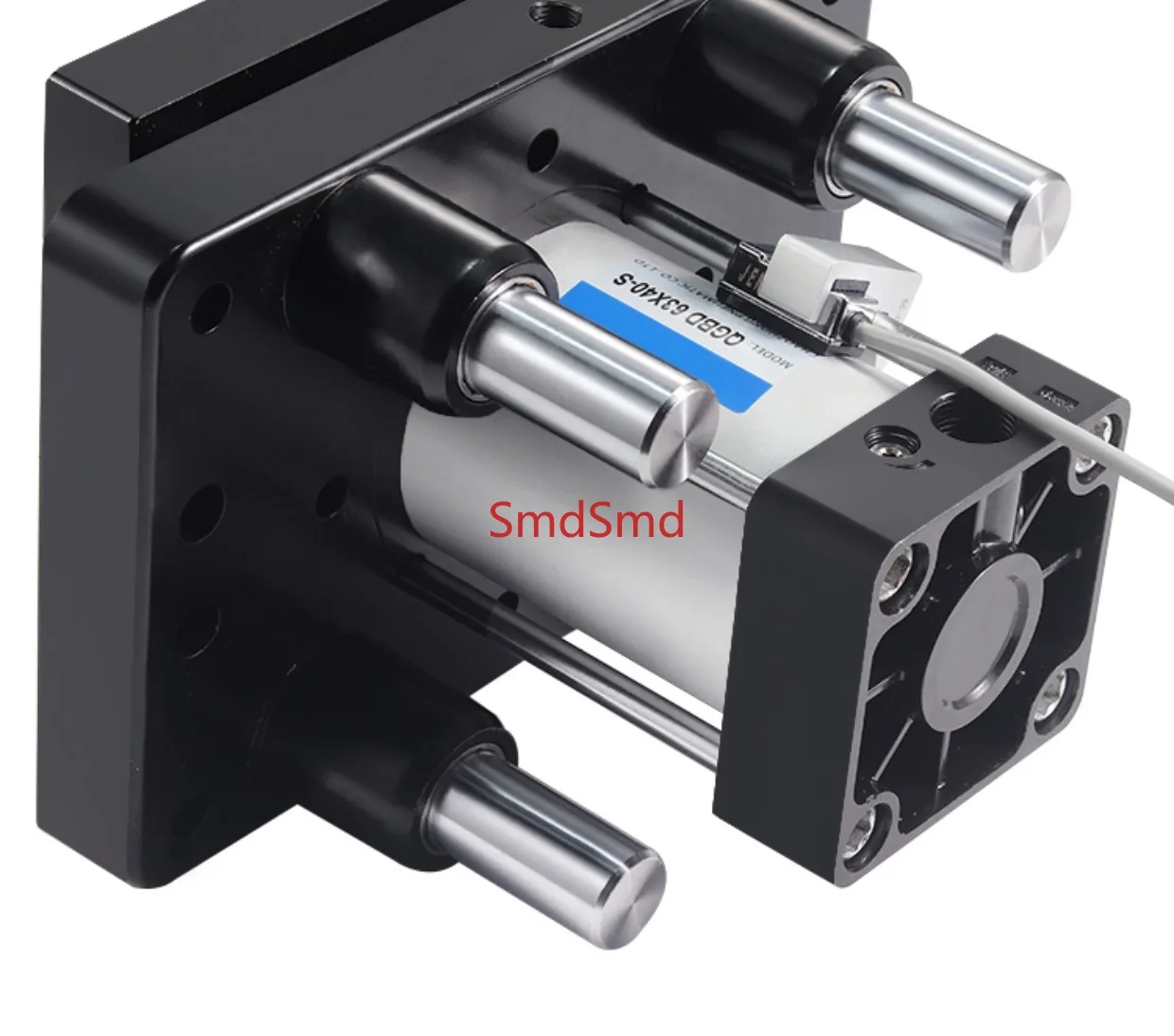 Four-Pillar Jacking Air Pneumatic Cylinder Large Thrust Guide Rod Pneumatic Piston Large Thrust  QGBD63-40 QGBD63-50 QGBD80-40
