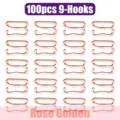 Hooks Rose Golden