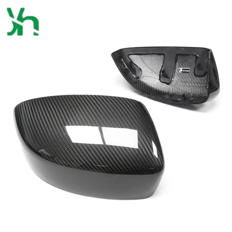 لمازيراتي ليفانتي (2016-) الملحقات الخارجية ألياف الكربون الرؤية الخلفية غطاء مرآة جانبية مرآة جانبية من ألياف الكربون الحقيقية #1