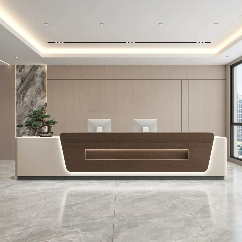 Hairdressing Luxury Reception Desk Store Checkout Table Reception Desk Modern Service Infodesk Recepcion Mostrador Furniture