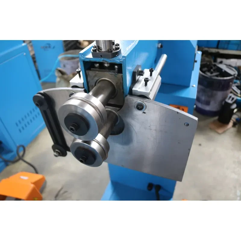 Electric HVAC Round Duct Beading Rolling Rotary Beading Machine