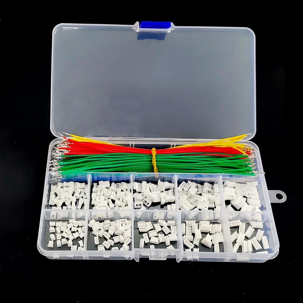 Jst 1.25mm Pitch Extension Cable Male Female Connector 2/3/4/5/6 Pin Housing Adapter  with 15cm Pre Pressed Soft Silicon Wire view 4