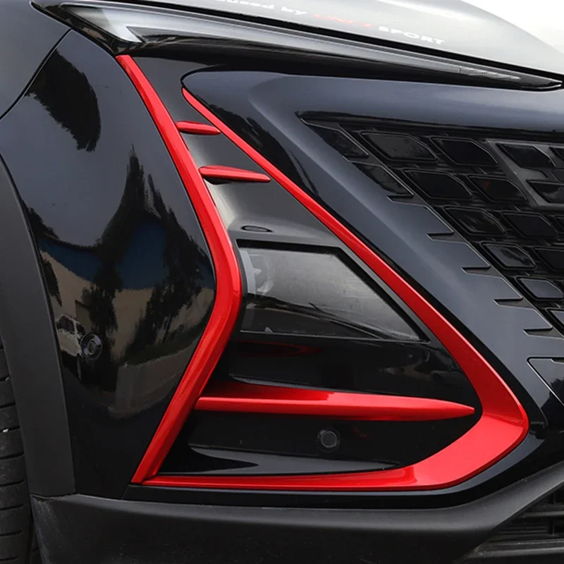 For Changan Unit G1 2021-2024 UNI-T Fog Lamp Trim Decorative Cover Frame Front Grille Bumper Trim Strip