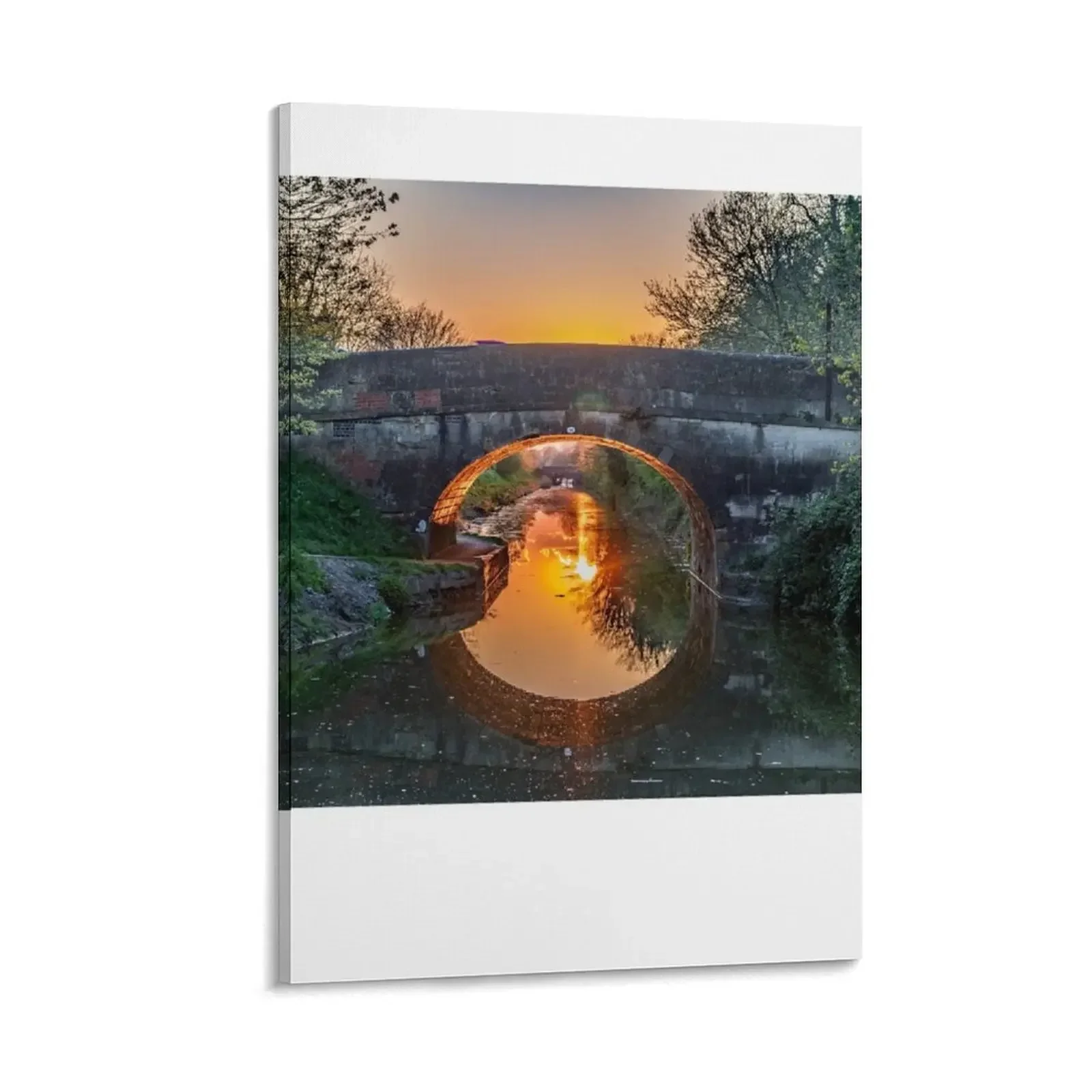 

London Road bridge sunset Canvas Painting posters for wall poster aesthetic wall decoration