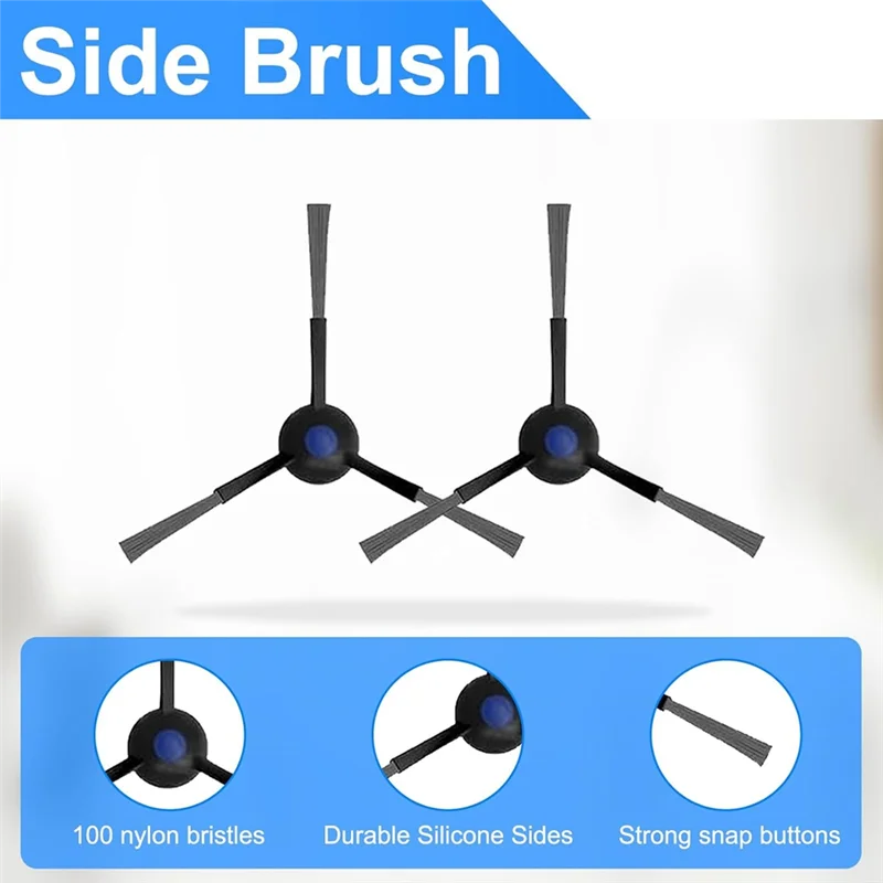 【Падение цены! !】Для робота-пылесоса ECOVACS DEEBOT T30 PRO OMNI, T30 OMNI, основная боковая щетка, HEPA-фильтры, тканевые мешки для пыли