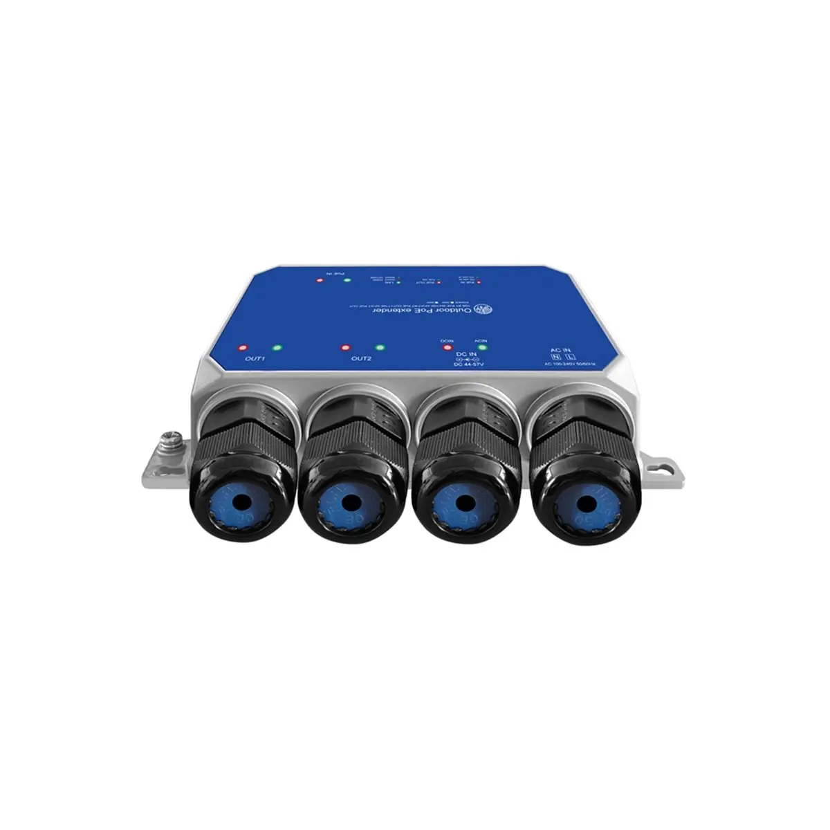 Y861A*☀▃EX102G-AC-OT 5 Ports Gigabit Outdoor POE Switch 1000M POE Extender IP67 Waterproof 1000M DC 44-57V 30W