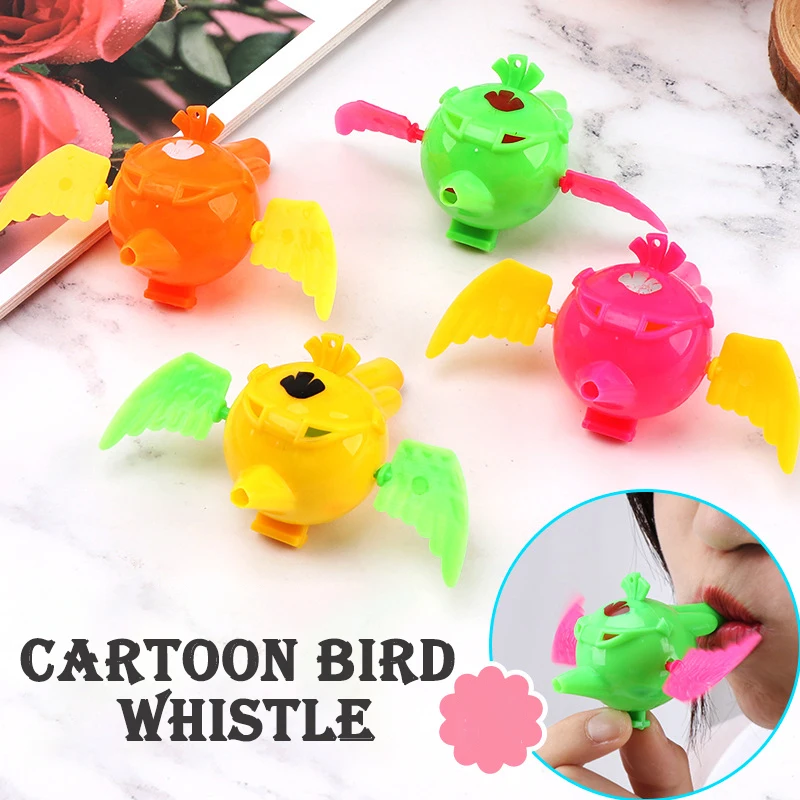 

5/10Pcs Creative Cartoon Bird Whistle Fun Flying Bird Whistle Noise Maker Toy For Kids Birthday Party Favors Kindergarten Prizes