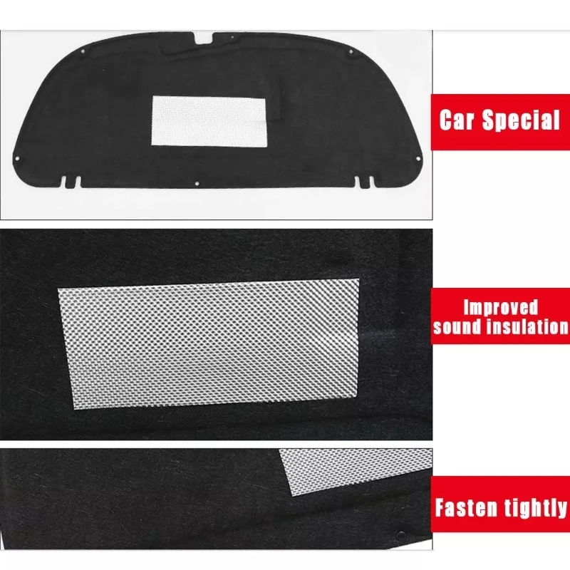 Car Front Engine Hood For Toyota Corolla 2019 2020 2021 Insulation Cotton Sound Heat Fire Foam Pad PET Soundproof Mat Cover