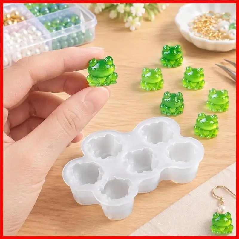 3XUA 6-Cavity Mini Animal Mold for Detailed Resin Craft Projects