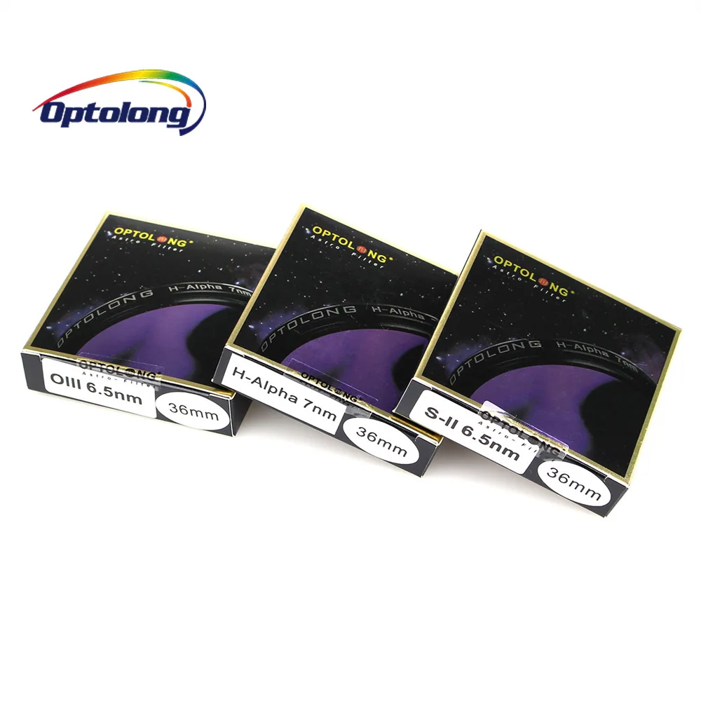 Optolong 36mm 7nm Sho Filter H-Alpha 7nm SII-CCD 6.5nm oil-ccd 6.5nm small band telescope filter kit