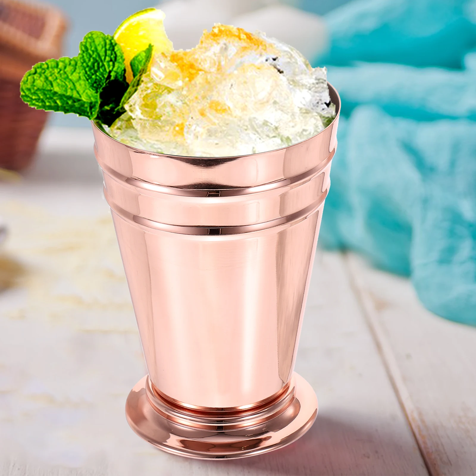 

Cocktail Cup Special Step Gold Metal Cups Reusable Stainless Steel Home Bar Party Drink Accessories