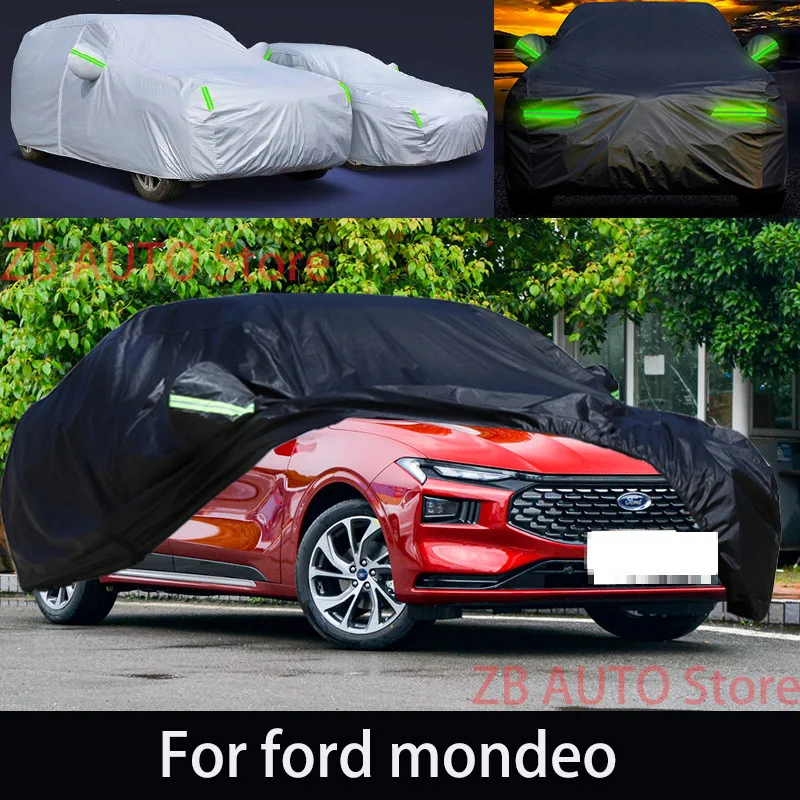 

Для ford mondeo наружная защита полный автомобильный чехол снежный чехол солнцезащитный козырек водостойкий пылезащитный внешние автомобильные аксессуары