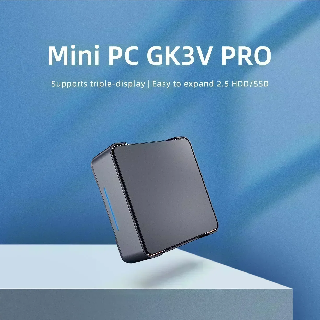 2025 NEW CPU N150 SZBOX GK3V N100 Mini PC DDR4 8GB 256GB SSD Windows 11 pro Triple Display Desktop Gaming Computer WiFi5 BT4.2