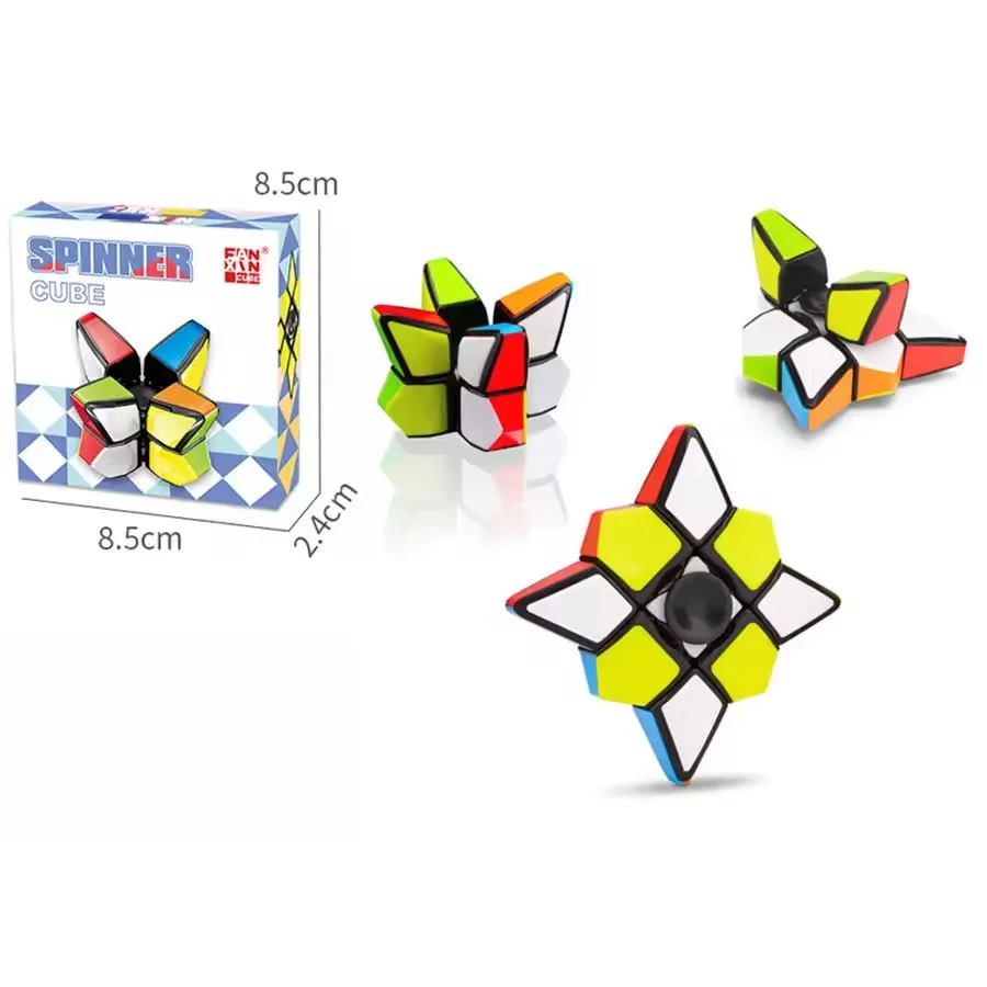 매직 큐브 3D 퍼즐 스피너 Fanxin 1X3X3 스피드 자이로 손가락 장난감 안티 스트레스 교육용 게임 어린이 및 성인용