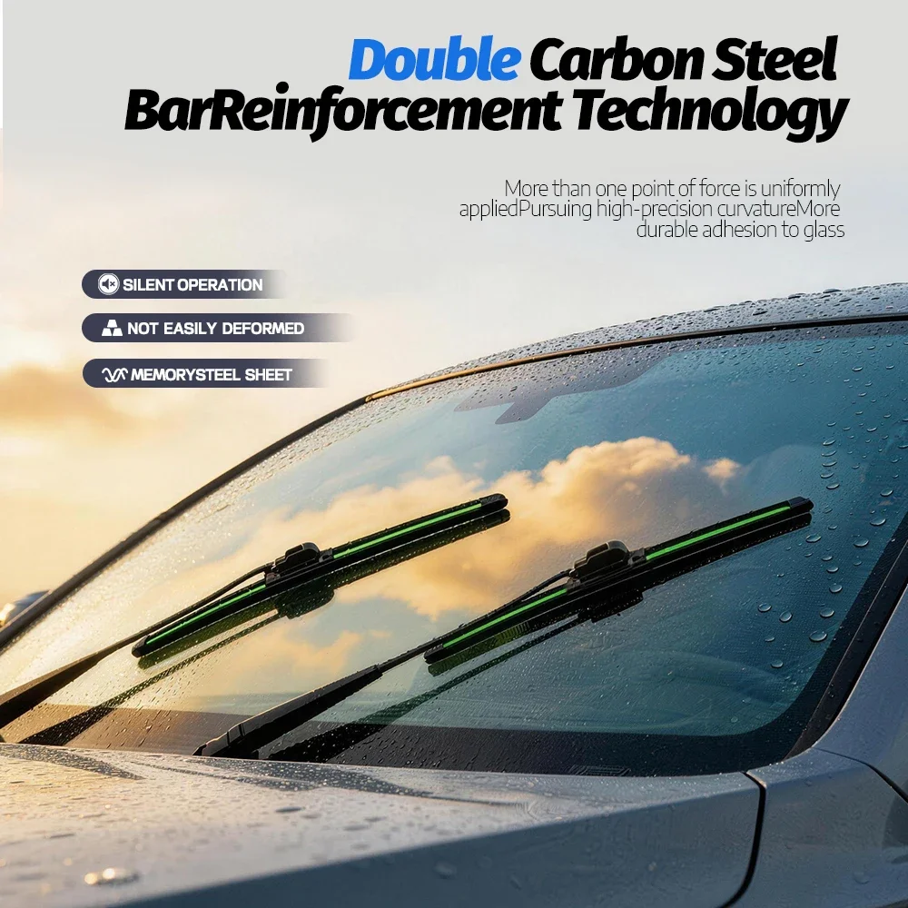 Wiper LHD Front Wiper Blades Set For Volvo V40 2012 - 2019 Windshield Windscreen Window Brushes 26"+19" Accessories - view 2