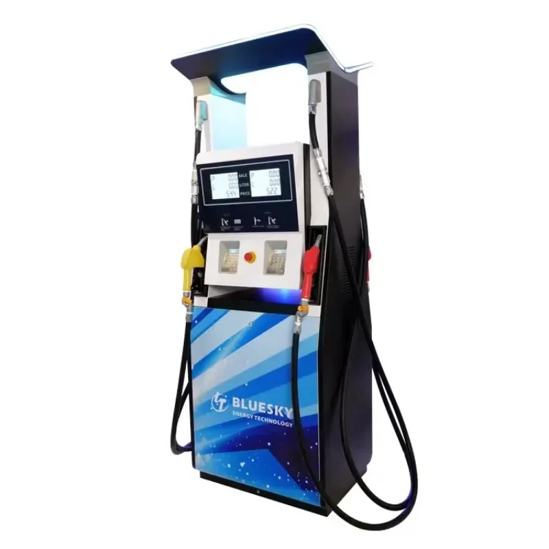 

Model Portable 2 Oil Products 4 Hoses Fuel Pump Dispenser with LED and High Accuracy