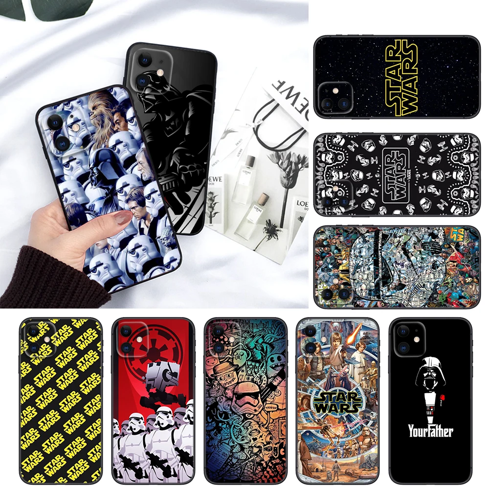 S-Star w-Wars Soft Case for Huawei Y5P Y6P Y7A Y8P Y9A Y6 Y7 Y8S Y9S Y9 Nova 9 9I 4E 5T 7 Mate 10 Lite 20 Pro P30