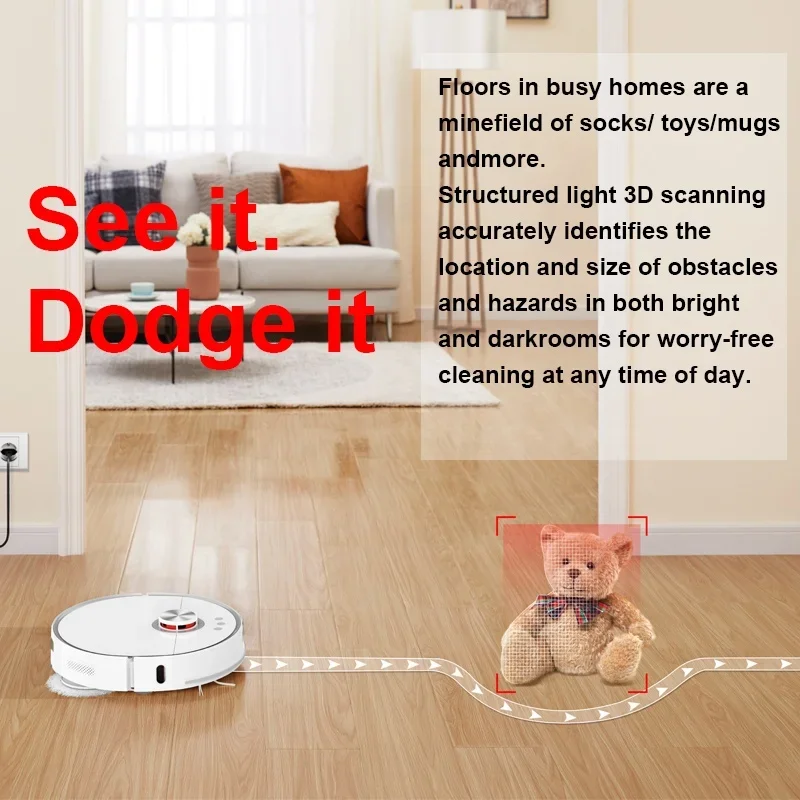 Airbot L107S Ultra Robot aspirateur Auto vide lavage automatique séchage à Air chaud Robot nettoyeur Recharge automatique appareil ménager Robot aspirateur