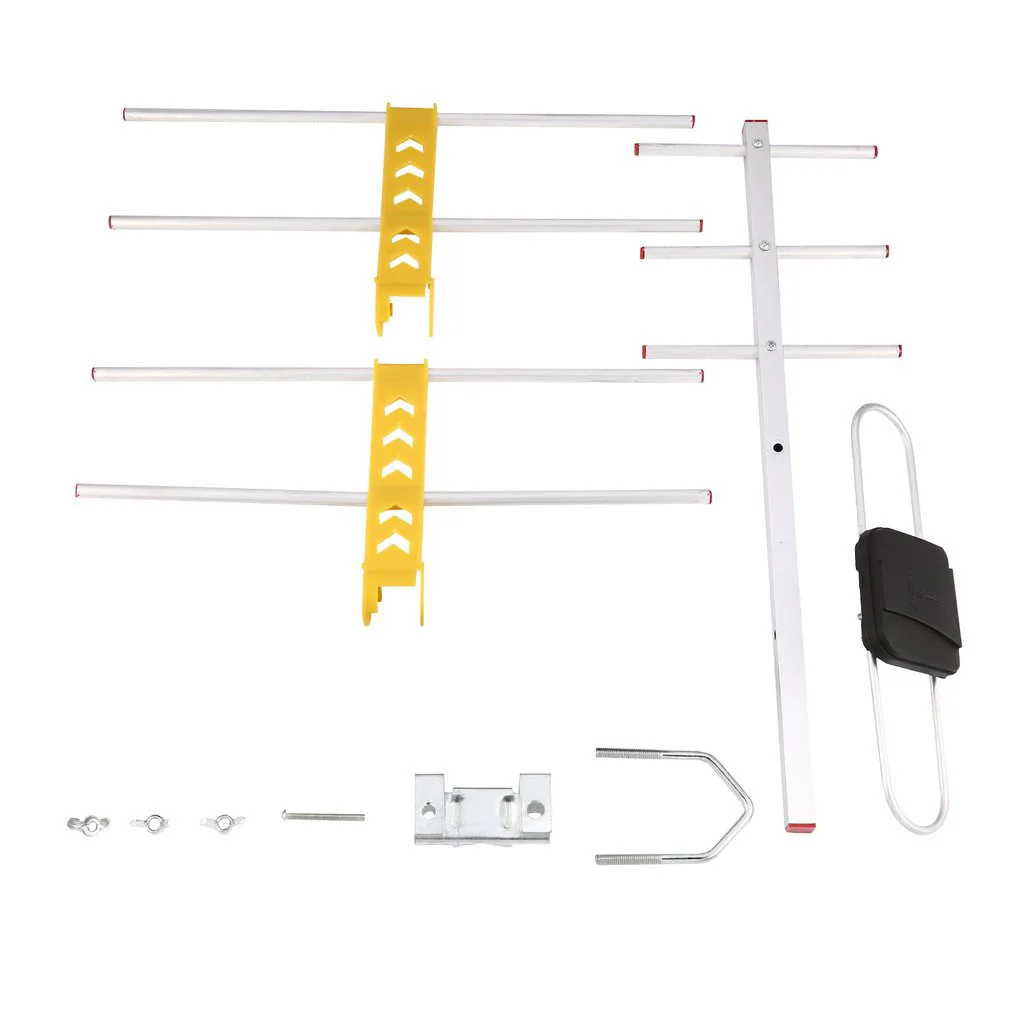 Hot HD Digital TV Antenna LAN-HD8E For DVBT2 HDTV ISDBT ATSC High Gain Strong Signal Outdoor TV Antenna Dropshipping Wholesale