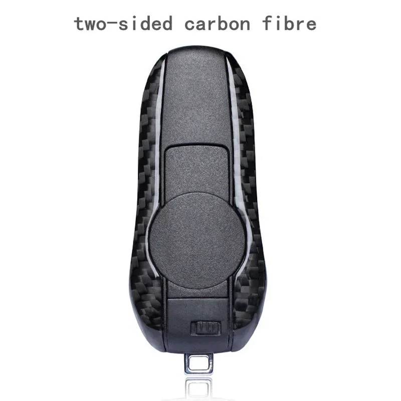 For Porsche Carman 911 918 Cayenne Macan Panamera Carbon Fibre Car Key Case Cover Shell Bag