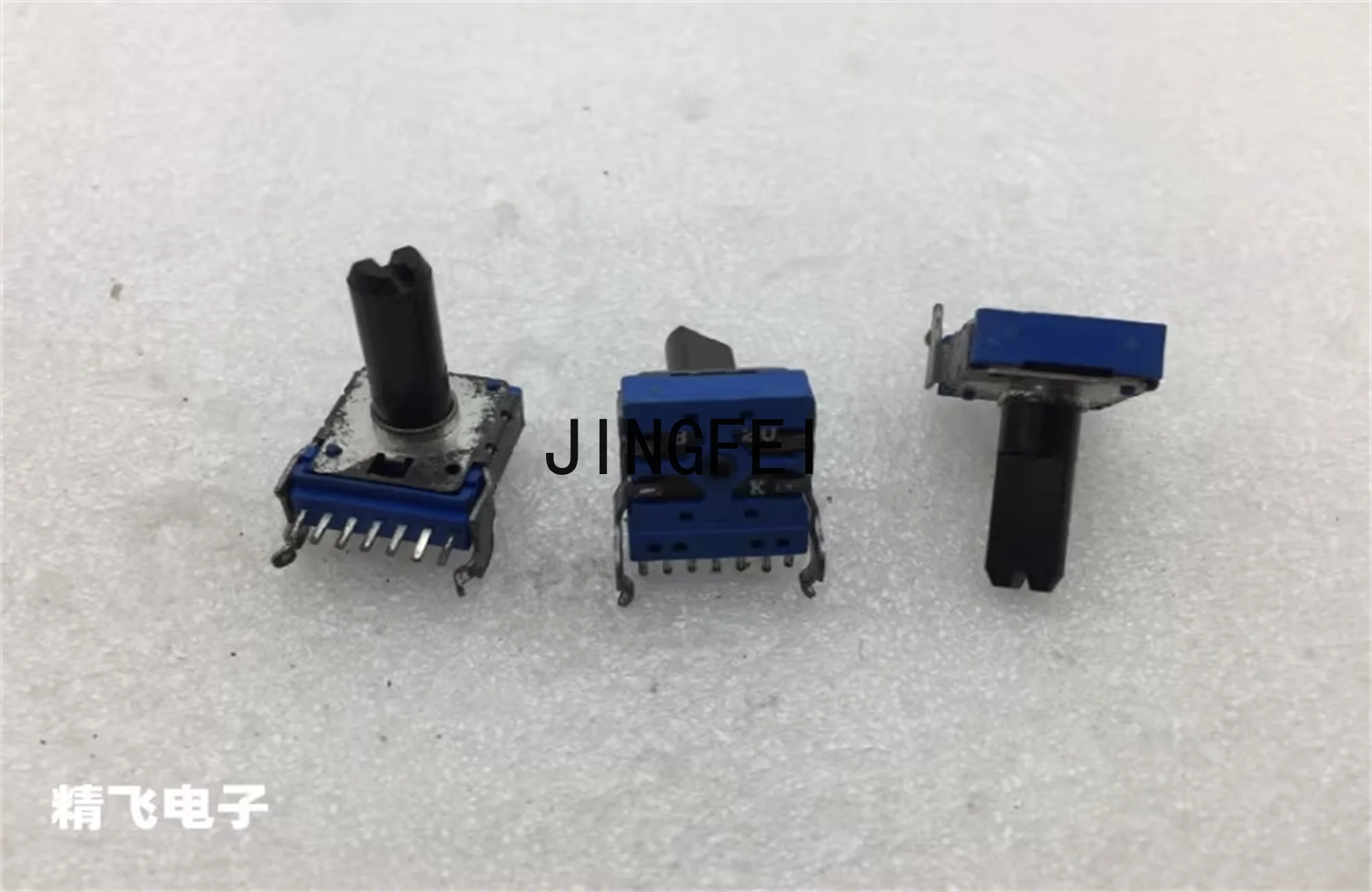 3 PCS oxidized high-quality RK14 dual potentiometer B20K * 2 shaft length 18MM
