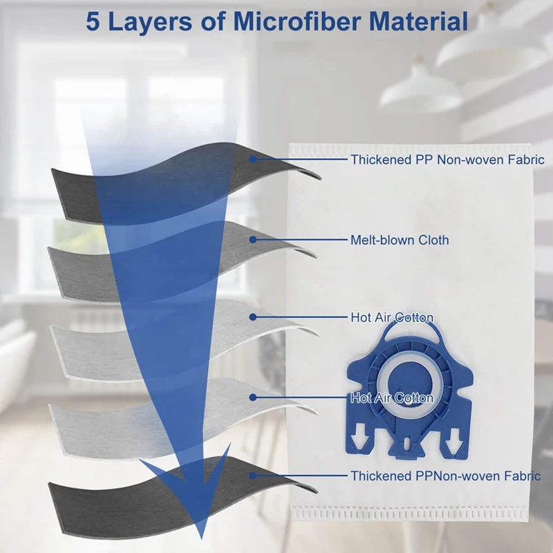 حقيبة بديلة للطعام مكنسة كهربائية c1 c2 c3 ، s227 ، s240 ، s270 ، s400 ، s2 ، s5 ، s8 سلسلة