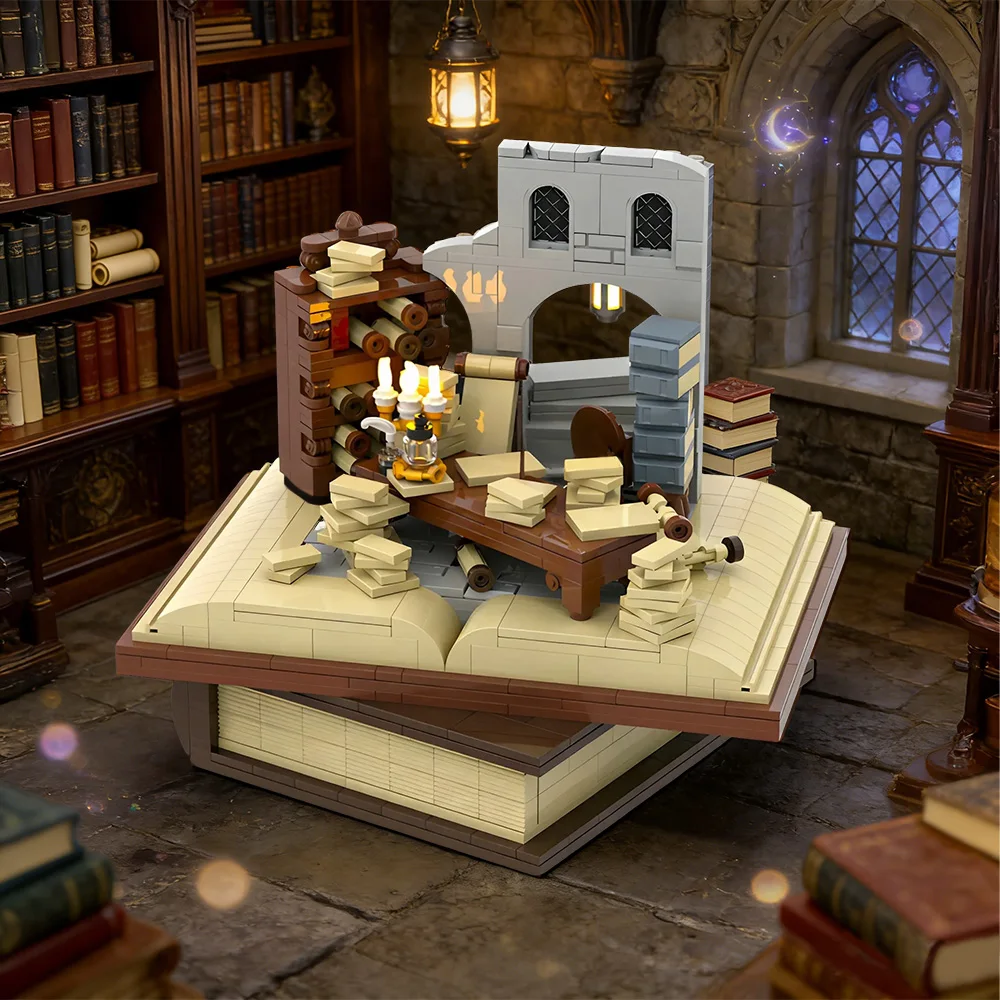 

MOC Gandalfed Research Archives of the White City Building Blocks Model White City Archives Bricks Assemble Toys Kids DIY Gifts