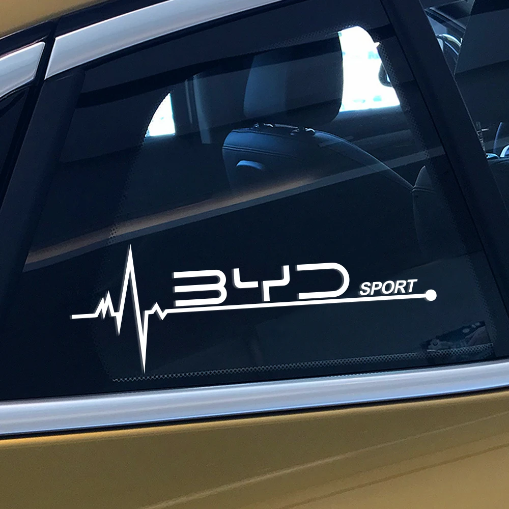 

2PCS Car Side Window Stickers Auto Accessories For BYD Atto 3 Act 3 Tang F3 E6 Yuan plus Song plus ev f0 f3 Qin Han Dolphin S6