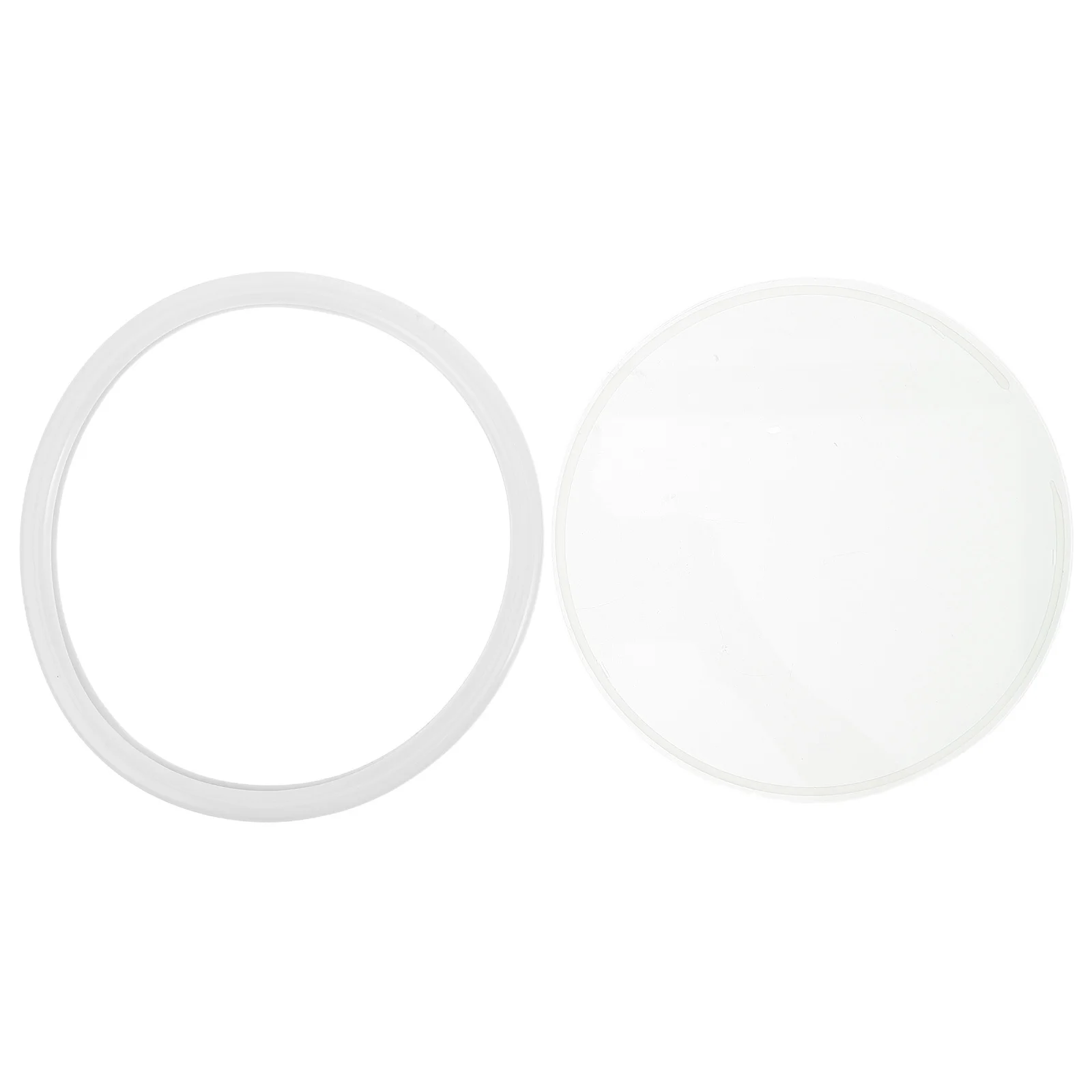 

Round 7 Inch Sand Flow Frame Glass and Plastic Construction for Sand Art Craft DIY Assembly Home Living Room Study Decoration