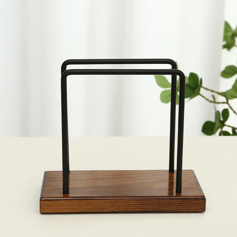 

Napkin Storage Rack Holders For Paper Napkins Tabletop Decorative Iron Dinner Dispenser Household Farmhouse
