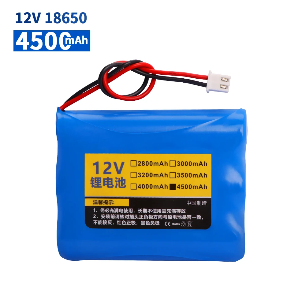 Aktualizacja 4500MAH 12V 3500mah 2600mAh akumulator litowo-jonowy do monitora Ups akumulator do kamery CCTV 18650 3S1P 12.6V akcesoria