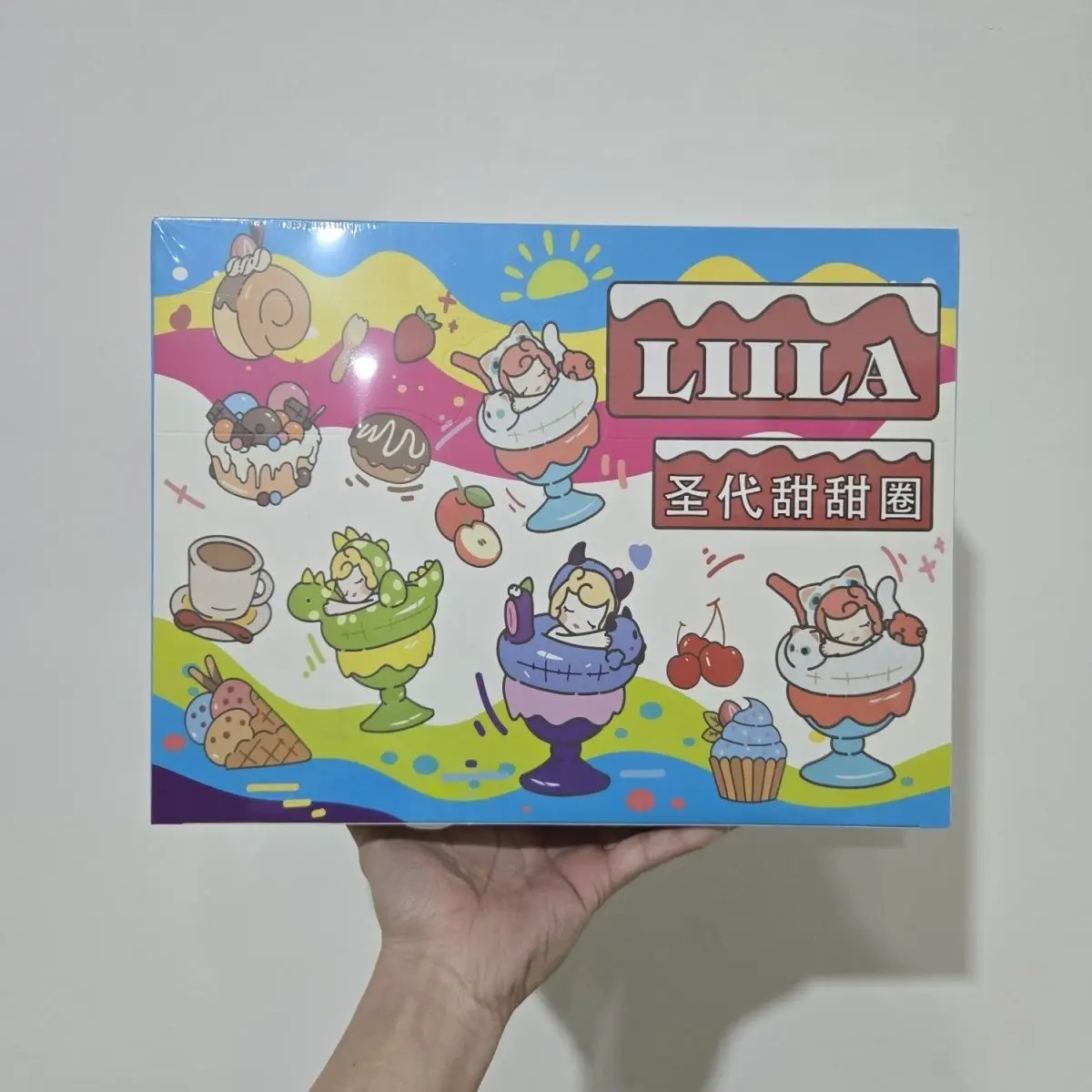 

For Collector Doll Mysterious Box Liila Sundae Donut Series Blind Box Girl'S Room Decorations Cute Figurines Gift Trendy Toys