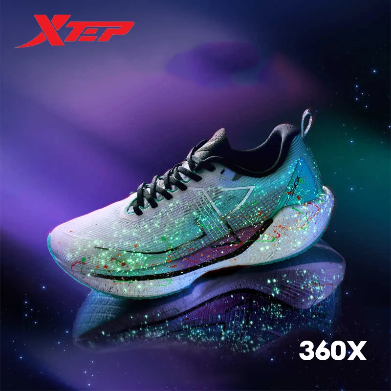 Xtep 360X Professional Running shoes Men's Carbon Plate Marathon PB Sport Shoe Lightweight ETPU Material Sneakers 976119110080