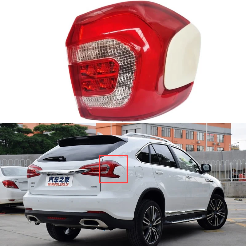 For BYD Tang/Your Dream 2015-2017 Car Accessories Outer Tail Light Assembly Stop Lights Parking Lamp Replace original Rear lamp