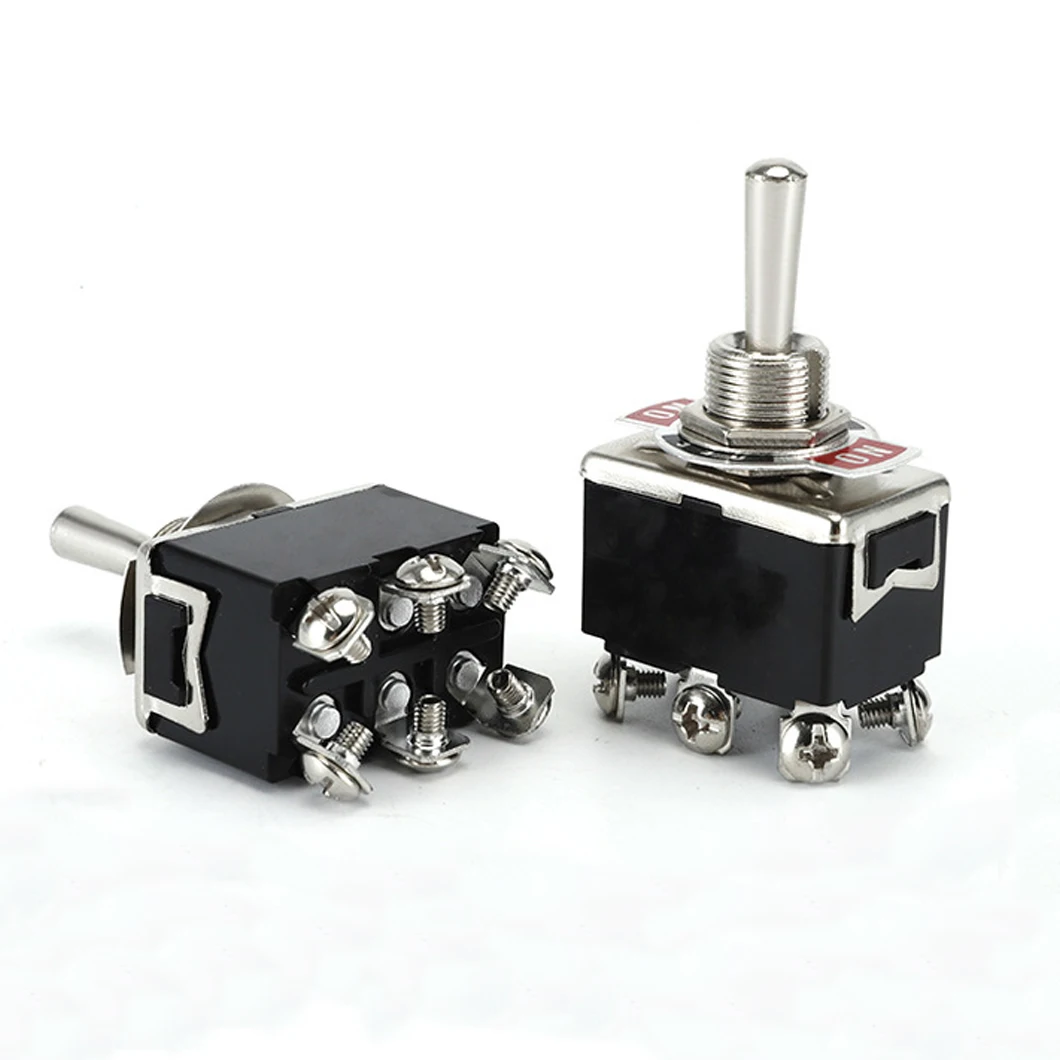 

20PCS/lot ABILKEEN KN3(C)-101/102/103/201/202/203 2/3 Gears M12 Metal Toggle Rocker Switch AC250V 10A ON-ON/ON-OFF/ON-OFF-ON